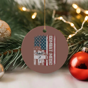 Combat Medic Soldier Ceramic Ornament Medical Military American Flag TS11 1pc Mocha Print Your Wear