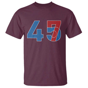Trump Won 45 47 T Shirt The 47th US President 2024 USA Election TS11 Maroon Print Your Wear