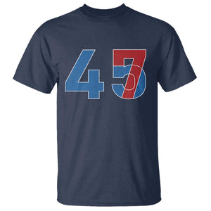 Trump Won 45 47 T Shirt The 47th US President 2024 USA Election TS11 Navy Print Your Wear