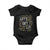 Funny Christmas Baby Onesie Let's Get Lit Led Lights Xmas TS11 Black Print Your Wear