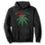 Funny Weed Christmas Hoodie Mistlestoned Mistletoe Led Lights TS11 Black Print Your Wear