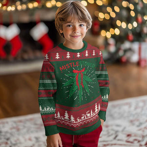 Funny Weed Xmas Ugly Christmas Sweater Mistlestoned Mistletoe Led Lights TS11 Christmas Print Your Wear