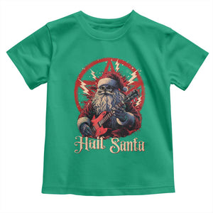 Funny Christmas Hail Santa Baby Shirt Sleigher Heavy Metal Xmas TS11 Irish Green Print Your Wear