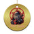Funny Xmas Hail Santa Christmas Ornament Sleigher Heavy Metal TS11 Print Your Wear
