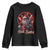 Funny Christmas Hail Santa Youth Sweatshirt Sleigher Heavy Metal Xmas TS11 Black Print Your Wear