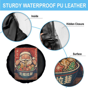 Santa Eating Ramen Noodles Japanese Christmas Spare Tire Cover TS11 Print Your Wear