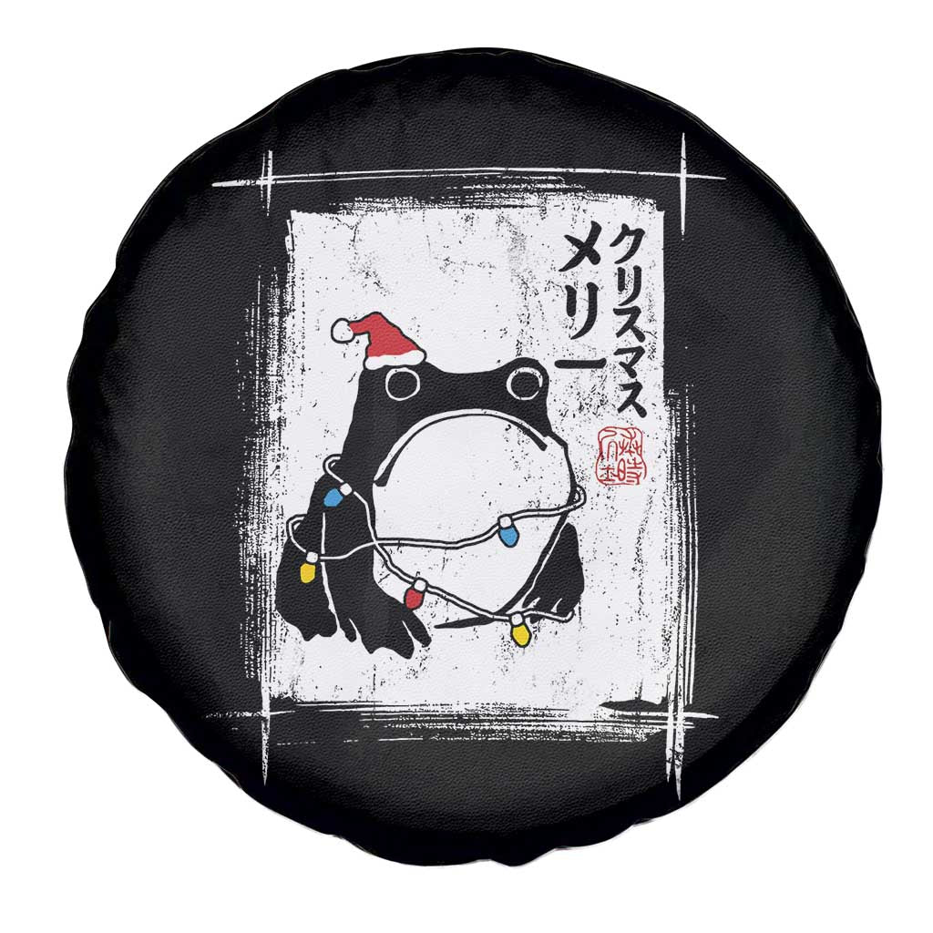 Funny Christmas Japanese Spare Tire Cover Santa Frog Ukiyoe Art TS11 Print Your Wear