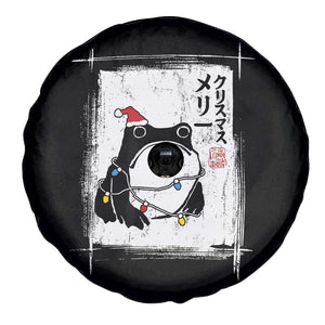 Funny Christmas Japanese Spare Tire Cover Santa Frog Ukiyoe Art TS11 Print Your Wear