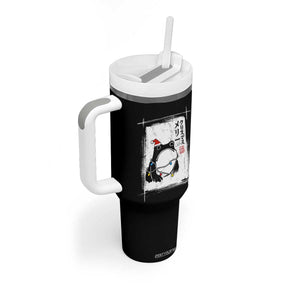 Funny Christmas Japanese Tumbler With Handle Santa Frog Ukiyoe Art TS11 Print Your Wear