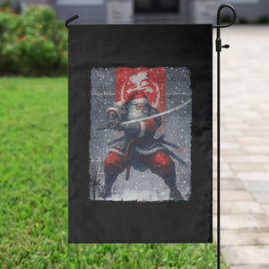 Christmas Samurai Santa Garden Flag Japanese Xmas Warrior Sword Katana TS11 Print Your Wear