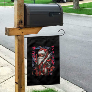 Christmas Cyberpunk Santa Garden Flag Japanese Xmas Techwear Manga Anime TS11 Print Your Wear