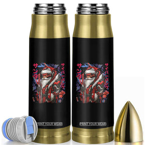 Christmas Cyberpunk Santa Bullet Tumbler Japanese Xmas Techwear Manga Anime TS11 Black Print Your Wear