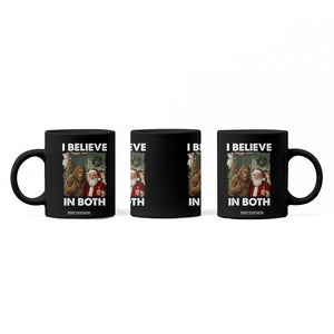 Funny Christmas Santa Bigfoot Coffee Mug I Believe In Both Xmas Holiday TS11 Print Your Wear