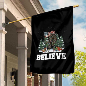 Funny Believe Bigfoot Christmas Garden Flag American Flag Sasquatch Holiday Gift TS11 Print Your Wear