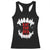 Eat The Rich Racerback Tank Top Vamp Fangs Social Activist TS11 Black Print Your Wear