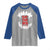 Eat The Rich Raglan Shirt Vamp Fangs Social Activist TS11 Sport Gray Royal Print Your Wear