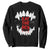Eat The Rich Sweatshirt Vamp Fangs Social Activist TS11 Black Print Your Wear