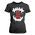 Eat The Rich T Shirt For Women Vamp Fangs Social Activist TS11 Black Print Your Wear