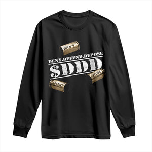 Deny Defend Depose Long Sleeve Shirt $DDD Vintage Bronze Bullet Shells TS11 Black Print Your Wear