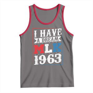 I Have A Dream Martin Luther King Tank Top MLK Day 1963 TS11 Deep Heather Red Print Your Wear