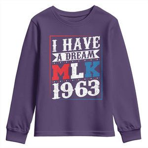 I Have A Dream Martin Luther King Youth Sweatshirt MLK Day 1963 TS11 Purple Print Your Wear