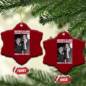 Martin Luther King And Malcolm X Ceramic Ornament Brothers In Arms Fighting Terrorism Power To The People TS11 Print Your Wear
