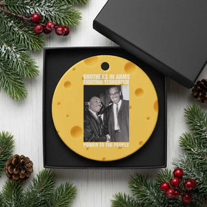 Martin Luther King And Malcolm X Ceramic Ornament Brothers In Arms Fighting Terrorism Power To The People TS11 1pc Yellow Cheese Print Your Wear