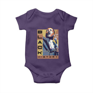 I Have A Dream Martin Luther King MLK Quote Baby Onesie Black History Month TS11 Purple Print Your Wear