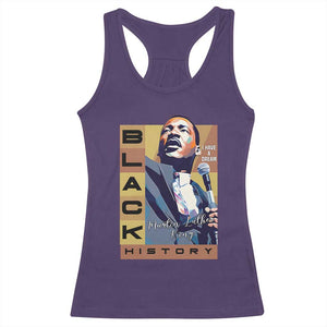 I Have A Dream Martin Luther King MLK Quote Racerback Tank Top Black History Month TS11 Purple Print Your Wear