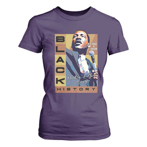 I Have A Dream Martin Luther King MLK Quote T Shirt For Women Black History Month TS11 Purple Print Your Wear