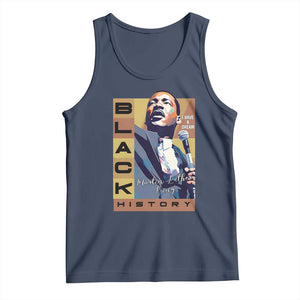 I Have A Dream Martin Luther King MLK Quote Tank Top Black History Month TS11 Navy Print Your Wear