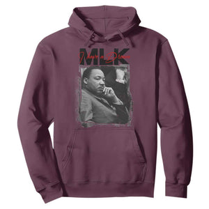 MLK I Have A Dream Hoodie Dr Martin Luther King Jr Black History Month TS11 Maroon Print Your Wear