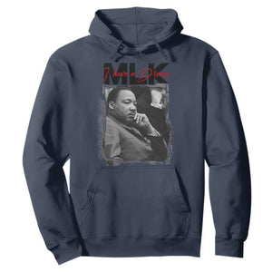 MLK I Have A Dream Hoodie Dr Martin Luther King Jr Black History Month TS11 Navy Print Your Wear
