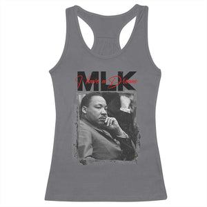 MLK I Have A Dream Racerback Tank Top Dr Martin Luther King Jr Black History Month TS11 Charcoal Print Your Wear