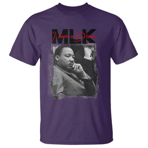 MLK I Have A Dream T Shirt Dr Martin Luther King Jr Black History Month TS11 Purple Print Your Wear