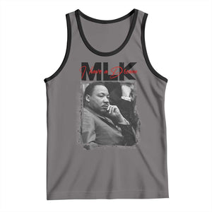 MLK I Have A Dream Tank Top Dr Martin Luther King Jr Black History Month TS11 Deep Heather Black Print Your Wear