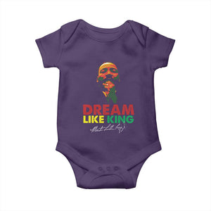 Dream Like King Martin Luther King Baby Onesie MLK Black History Month TS11 Purple Print Your Wear