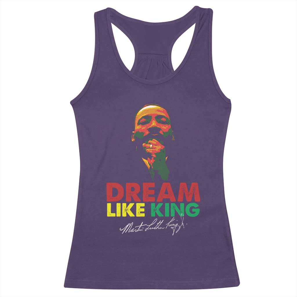 Dream Like King Martin Luther King Racerback Tank Top MLK Black History Month TS11 Purple Print Your Wear