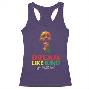 Dream Like King Martin Luther King Racerback Tank Top MLK Black History Month TS11 Purple Print Your Wear