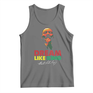 Dream Like King Martin Luther King Tank Top MLK Black History Month TS11 Black Heather Print Your Wear
