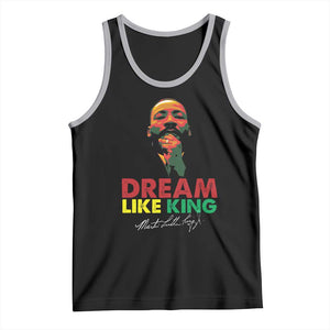 Dream Like King Martin Luther King Tank Top MLK Black History Month TS11 Black Athletic Heather Print Your Wear