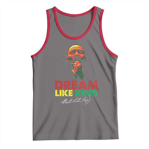 Dream Like King Martin Luther King Tank Top MLK Black History Month TS11 Deep Heather Red Print Your Wear