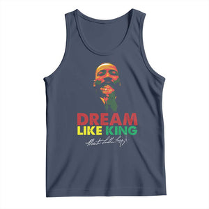 Dream Like King Martin Luther King Tank Top MLK Black History Month TS11 Navy Print Your Wear