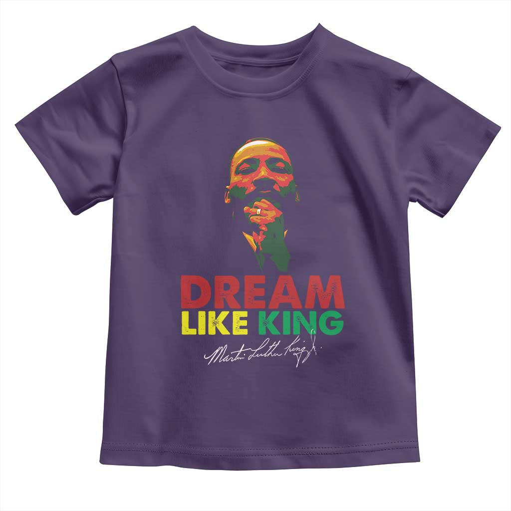 Dream Like King Martin Luther King Toddler T Shirt MLK Black History Month TS11 Purple Print Your Wear