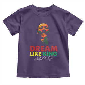 Dream Like King Martin Luther King Toddler T Shirt MLK Black History Month TS11 Purple Print Your Wear