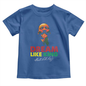 Dream Like King Martin Luther King Toddler T Shirt MLK Black History Month TS11 Royal Blue Print Your Wear