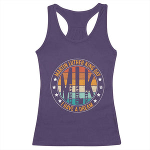 Martin Luther King I Have A Dream Racerback Tank Top Retro MLK Day TS11 Purple Print Your Wear