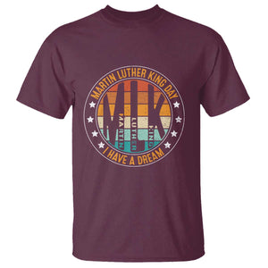 Martin Luther King I Have A Dream T Shirt Retro MLK Day TS11 Maroon Print Your Wear