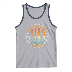 Martin Luther King I Have A Dream Tank Top Retro MLK Day TS11 Athletic Heather Navy Print Your Wear