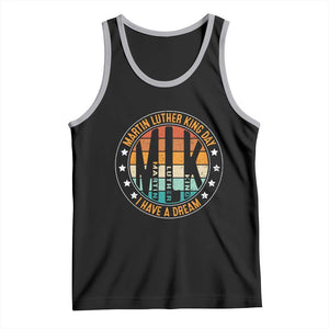 Martin Luther King I Have A Dream Tank Top Retro MLK Day TS11 Black Athletic Heather Print Your Wear